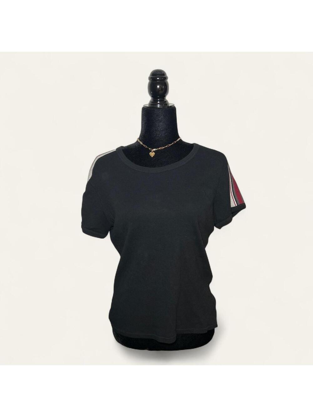725 Originals Black Striped T-Shirt Y2K